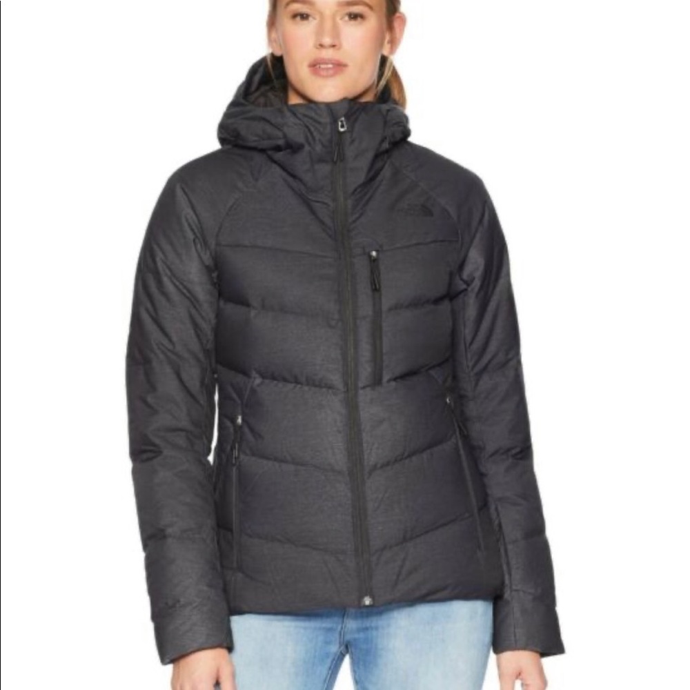 The north face heavenly down jacket dark gray XS